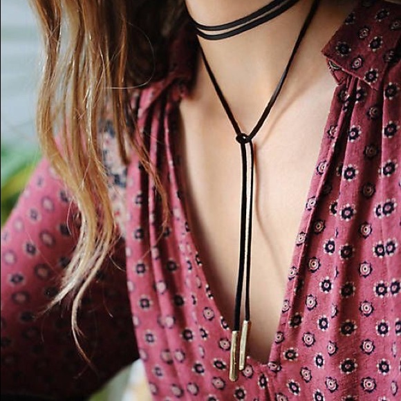 free people | suede wrap choker - Picture 4 of 4